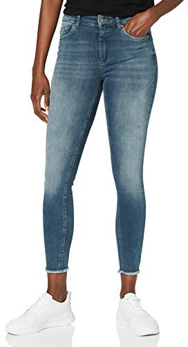 Only Onlblush Life Mid SK Ank RW Rea422 Noos Pantaloni, Special Blue Grey Denim, S / 32L Donna