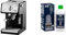 De'Longhi Active Espresso Siebträger ECP 33.21.BK – professionelle Espressomaschine mit AluminiumFinish, inkl. traditioneller Milchschaumdüse, Heißwasserfunktion, Schwarz mit DLSC 500 Entkalker