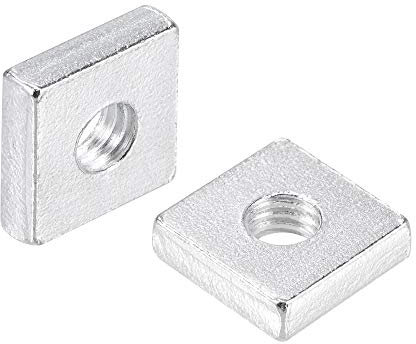 Sourcingmap, dadi quadrati, M6 x 14 mm x 4 mm x 4 mm, kit di 25 pezzi