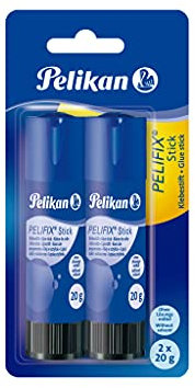 Pelikan 301589 PELIFIX Klebestift 20g, 2 Stück
