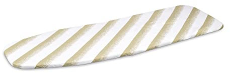 Emuca - Tessuto di Ricambio per ASSE da Stiro, ASSE da Stiro allungabile, 950x300mm, in Cotone con Motivo a Strisce