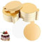ACONDE Cake Boards, 100 Pieces 3.15 inch Cake Circles Base, for Dessert, Cake, Gold