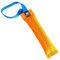 Bull Fit Beisswurst für Hunde, 25 cm mit Handschlaufe - Sehr Robustes Hundespielzeug zum Training, Tauziehen und Zerrspiele mit Hund - Aus hochwertigem Feuerwehrschlauch handgefertigt, orange