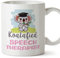 MUGFFINS Tazas para LOGOPEDA mujer - En Inglés - Koalafied - 11 oz / 330 ml - Regalo original y divertido