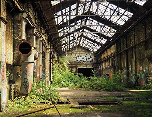 Lost Places Puzzle 1000 | Gebäude Puzzle mit hochwertiger Puzzle Aufbewahrung: woodenbox und Wieder verschließbarem Beutel | Puzzle-Maße:—75 * 50cm