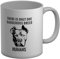 Shopagift American Bully XL Mug There is Only One Dangerous Breed - Humans White 11oz Large Ceramic Cup