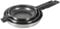 Kuhn Rikon Smart & Compact Frying Pan Set, 24 cm & 28 cm, Black, Non-Stick with Titanium Reinforcement