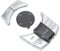 Auto-Media-Controller-Tastenabdeckung, 6 Stück, Versilberte ABS-Multimedia-Steuertaste für F20 F21 F22 F23 F87 F30 F31 F34 F35 F32 F33 F36 F82 F83 (NAV-MEDIA)