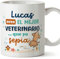 MUGFFINS Tazas Personalizadas para VETERINARIO hombre - En Español - Mejor que yo Sepia - 11 oz / 330 ml - Regalo Personalizable original y divertido