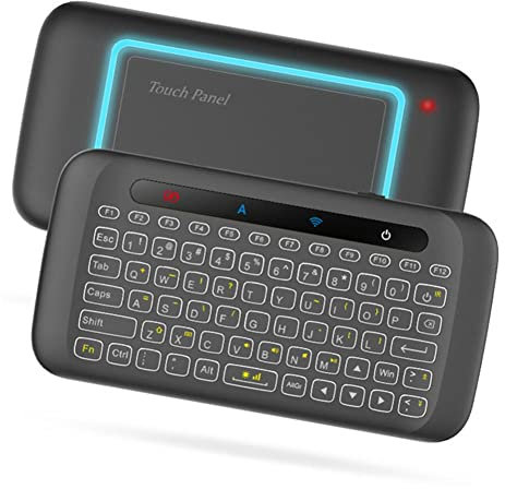MARKELL 2.4GHz Mini Tastiera Touchpad Tastiera Retroilluminazione Air Mouse Touchpad Sostituzione Tastiera per Android TV Box
