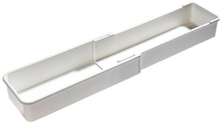 perfk Bandeja organizadora de cajones de cocina, contenedores de almacenamiento individuales, caja organizadora de cajones ajustable para palillos, cucharas