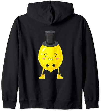 Dab Zitrone mit Hut Tanzende Dabbing Zitrone Frucht Kapuzenjacke