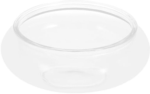 HANABASS Jarrón De Cristal con Boca Ancha Florero Redondo Terrario Macetero Hidropónico Contenedor Floral Pecera Transparente para Centro De Mesa Evento De Boda Decoración del Hogar