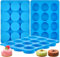 CLUEWR 3 Stück Mini Muffinform Silikon, 12 Tassen Cupcake Förmchen, Backformen für Muffins, Brownies, Kuchen, Pudding und Cupcakes