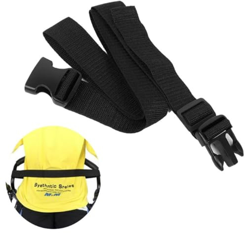 Ceinture de sécurité réglable de 160 cm pour fauteuil roulant pour patients âgés (noir)
