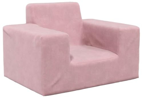 vidaXL Kindersofa Rosa Weich Plüsch