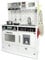 Leomark cucina in legno bianca - MODERN WHITE - giocattolo per bambini, educazione tavola divertimento, cucina con accessori, dimensioni: 65cm x 30cmx 94cm.