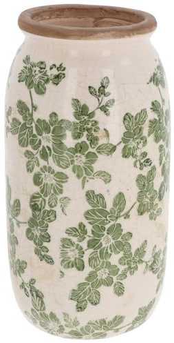 Shudehill Giftware Clematis Pflanzgefäß und Vasen aus Keramik im Bouquet, Krug, traditionell und mehr! (gerade Vase, groß)