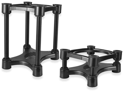 Aramox Speaker Isolation Stands,Professional Studio Monitor Stand with Stable Suction Cups for 5/6/8-inch Speaker