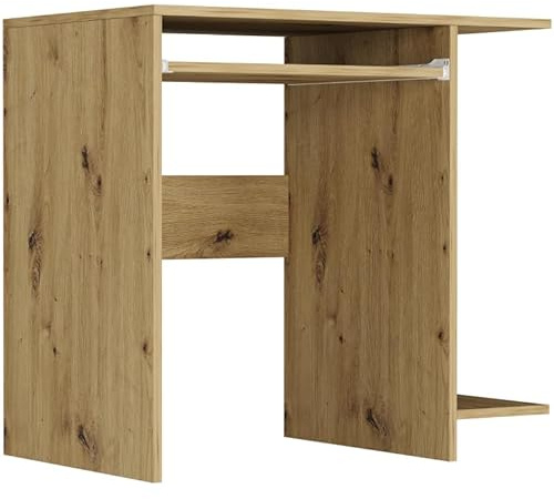 Framire Schreibtisch Artisan Eiche 80x50x75 cm – Kleiner Computertisch, Bürotisch für Home Office, Schlafzimmer & Studio, Modern N-5