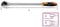BETA 928/55 - Cricchetto reversibile con attacco quadro maschio 3/4 cromato