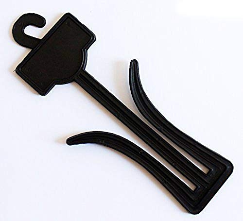HAND ® HBS01 Plastic Black Shoe Slipper Display Hangers Drying Hooks - Pack of 10