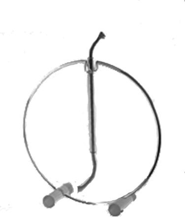 Oberstdorfer Glashütte Runde Öllampe aus Glas modern Petroleumlampe Tischlampe Kerzenlicht mundgeblasen Durchmesser ca. 10 cm