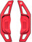 Overdrive-Racing Schaltwippen Verlängerung Kompatibel mit VW Golf 7 GTI GTD R TCR Scirocco T-ROC Arteon Polo Rot Eloxiert Alu Typ-B