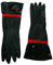 trendfinding Schwarze Haushaltshandschuhe Perfect Housewifes mit Spitze aus Latex