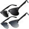 CGID Sonnenbrille Herren Damen Retro Vintage Halbrahmen Polarisiert UV400 Schutz