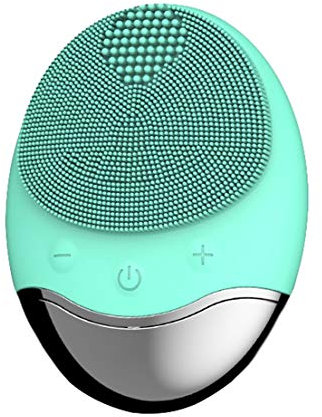Cepillo De Limpieza Facial De Sonic Scrubber Vibración Resistente Al Agua Ipx7 De Carga Inalámbrica Limpiador Facial Eléctrico para Limpieza De La Piel De La Cara 3 Modos De Velocidad