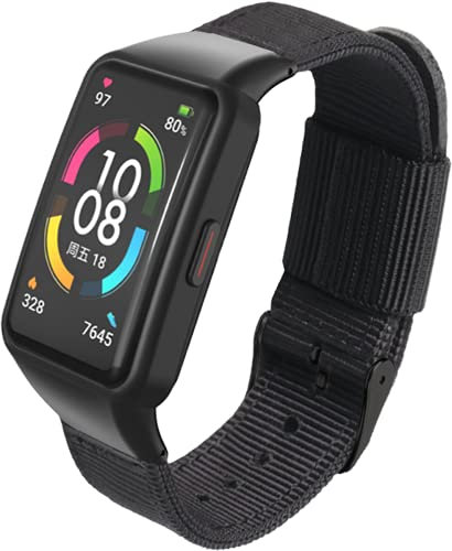 Shieranlee Cinturino di Ricambio Compatibile con Huawei Band 6,Band 7 Cinturino, Cinturino colorato di Ricambio Sportivo in Nylon Morbido per Huawei Band 6 et Honor Band 6,Band 7 Smartwatch
