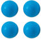 MAUL Neodym-Kugelmagnet – Magnet mit Silikon-Ummantelung und hoher Haftkraft für einen vielseitigen Einsatz – Magnet rund mit purem und modernem Design – Ø 11,8 mm – 4er Pack – blau