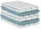 LANE LINEN Tea Towels Set - 6 Pack, 18”x28”, 100% Cotton Kitchen Towels, Absorbent & Quick-Drying Dish Towels Set with Hanging Loop - Aqua