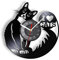 Smotly Vinyl Wanduhr - Niedliche Katze Thema Geschenk für Haustierliebhaber (Ohne Licht)