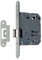 AZERODESIGN-Picaporte puerta interior-Cerradura Puerta Interior-Picaporte Reversible-165x20mm-Pestillo Desplazado 70mm-Canto Redondo-Acabado niquel mate- Material Hierro