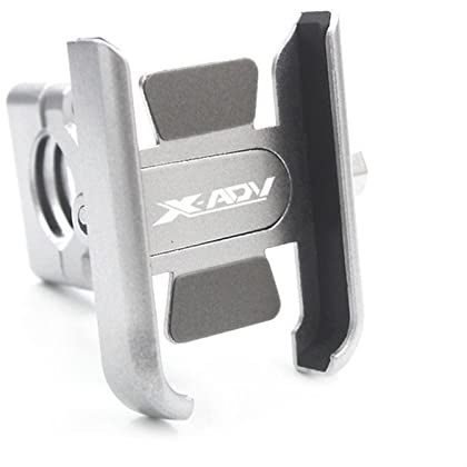 per Honda XADV 750 X-ADV X ADV 750 XADV750 X-ADV750 Moto Manubrio Supporto del Telefono Mobile GPS del Basamento della Staffa (Colore : Handlebar Silver)
