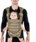 Kaela® Babytrage im taktischen Stil – Babytrage für Herren – Ausrüstung für Papa zum Tragen von Säuglingen, Kindern oder Kleinkindern auf Outdoor-Abenteuern – volle Mobilität für aktiven Vater (Tan)