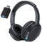 Tianfucen Wireless Headphones for TV Listening, BKM400 TV Headphones Wireless for Seniors with USB Transmitter, 20hrs Playtime, No Audio Delay, Higher Volume, 165FT Range, Black