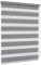 Jalousiescout Doppelrollo Klemmfix ohne Bohren & mit Bohren, 80x230cm Dunkelgrau Rollo Fensterrollo lichtdurchlässig & verdunkelnd，Sonnenschutzrollo Zebrarollo für Fenster & Türen