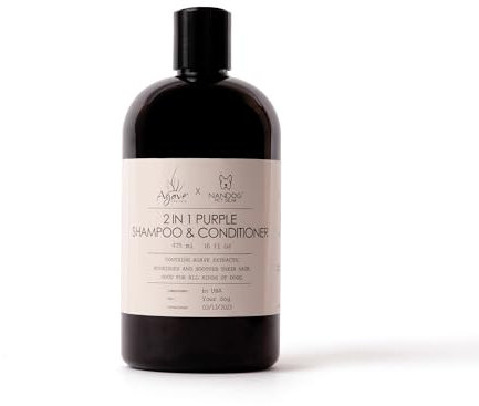 Agave Pet 2 in 1 Purple Shampoo & Conditioner 475ml