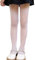 LOLANTA Paquete de 2 medias de red para niñas, pantimedias con diamantes de imitación brillantes para competición de baile para niñas, Blanco brillante, 8-13 años, XL