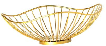 PRETYZOOM 1 Pc contenedor de platos de arte de hierro home decor decoração casa frutero antiguo verdura de fruta titular de almacenamiento de frutas hierro forjado envase