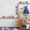 Funlife Bordüre für Kinderzimmer Babyzimmer Wandbordüre Selbstklebend Wandtattoo Eisenbahnen Transporte Autos Wandsticker für Wohnzimmer Schlafzimmer Spielzimmer