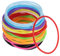 PATIKIL Bracelets en Gel de Silicone, Lot de 100 Bracelets en Caoutchouc Lumineux Arc-En-Ciel Extensibles des Années 80 pour Faveur de Fête, Adultes, Équipes Sportives, 10 Couleurs