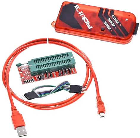 PIC kit3 Programmer Debugger Binghe PIC Kit3 Programmierer, PICKit 3 Emulator, Pic Kit Downloader mit ICD2 Writer Zur Programmentwicklung, Fehlersuche und Entwicklung von PC-Software und -Hardware