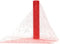 Tüll Stoff Glitzer Rot 30 cm x 9.1 Meter, Tüllband Tischläufer Glitzer, Rolle Tüll für Weihnachten Hochzeit Party Geburtstag Weihnachtsbaum Kleidung Deko Handwerk