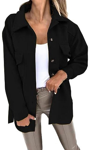Snowboardjacke für Damen, modisch, Gittermuster, Revers, Übermantel, Knopfleiste, lässig, langärmelig, locker, für Damen, Winterjacke für Damen, einfarbig, Revers, Knopfband, Bär, Kapuzenjacke,