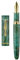 Asvine C2000 Stabilized Wood Fountain Pen #8 Extra Fine Nib Green Large Handcraft Pen with Converter Pen Box Collection Set