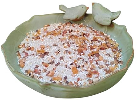 Keramikvogelbad, Keramikvogelbäder für draußen | Outside Vogelfutterlein | 10 -Zoll -Hummiingbird -Wasserbehälter für Gartendeck, dekorative Sittichezierer